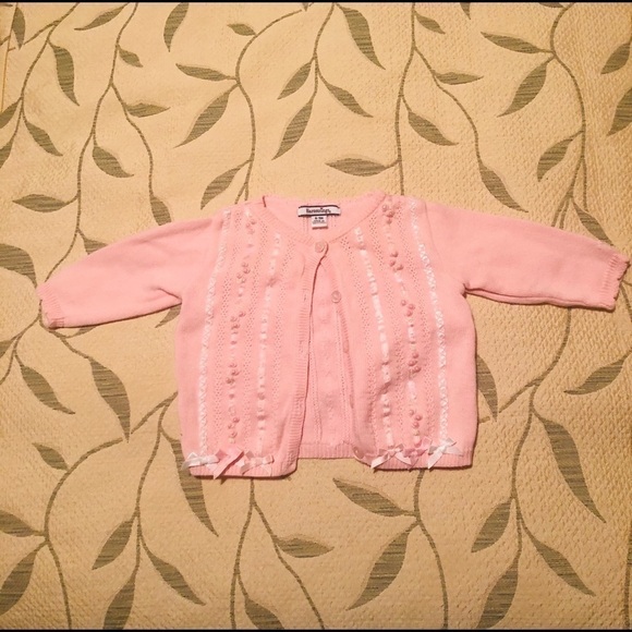 Pink button down sweater from Hartstrings - Picture 1 of 8